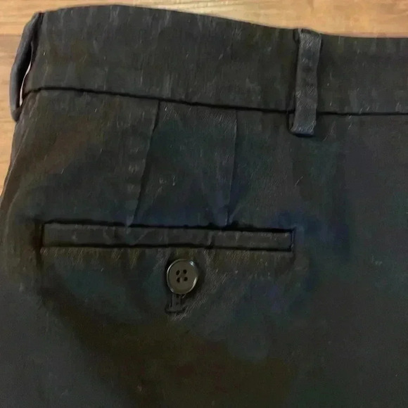 Talbots Women’s 10 Petite High-Waist Straight Curvy Black Cotton Blend Pants - Picture 7 of 8